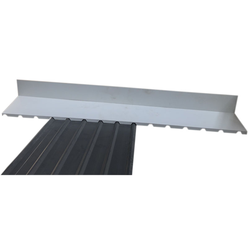 Customized Prepainted Galvalume Steel Corrugated Roof Sheet Gable Trim Flashings Welding ASTM Standard 30-50 Years Life Span