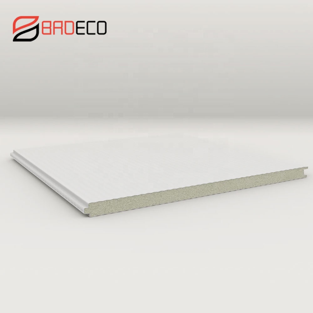 Insulated Partition Single Slot Cold Storage Wall Sandwich Panels For Internal Division Of Warehouse