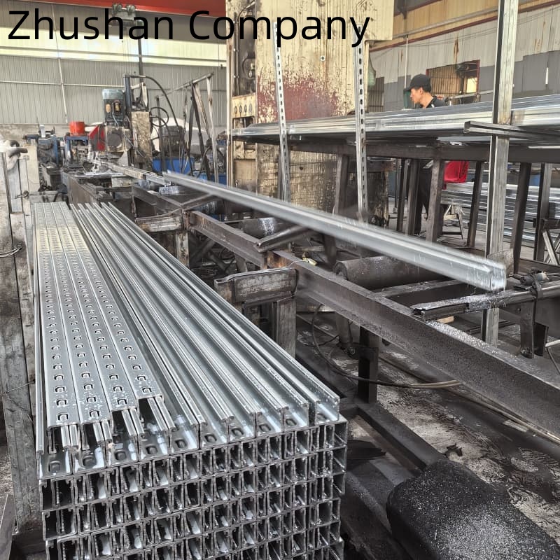 Ground and Roof Solar Mounting Structure Steel Rails C Channel Purlin Rail for Solar PV Brackets