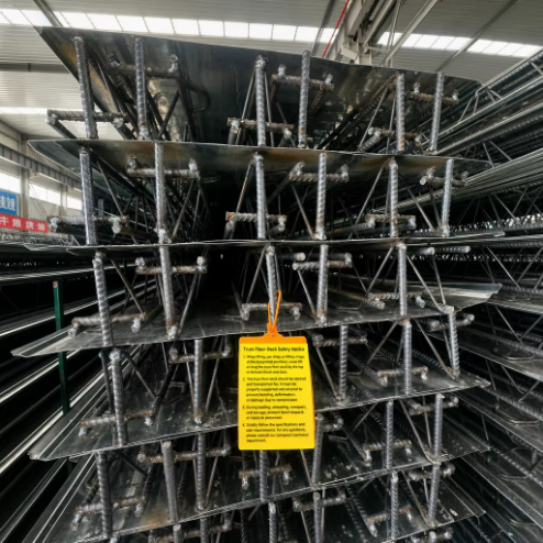 Cold Rolled Galvanized Steel Floor Decking Formwork Free Structural Metal Decking Panel for Large Scale Construction