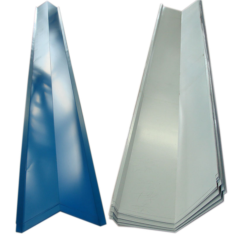 Customized Prepainted Galvalume Steel Corrugated Roof Sheet Gable Trim Flashings Welding ASTM Standard 30-50 Years Life Span