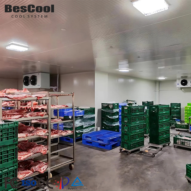 One-Stop Cold Room Solution Customized Cold Room With 100mm 120mm 150mm PU Panels For Large Scale Cold Storage Project