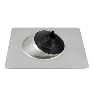 Galvanized Steel Roof Flashing1 1/2" -4" W Metal For 390x305mm Diameter Vent Pipe