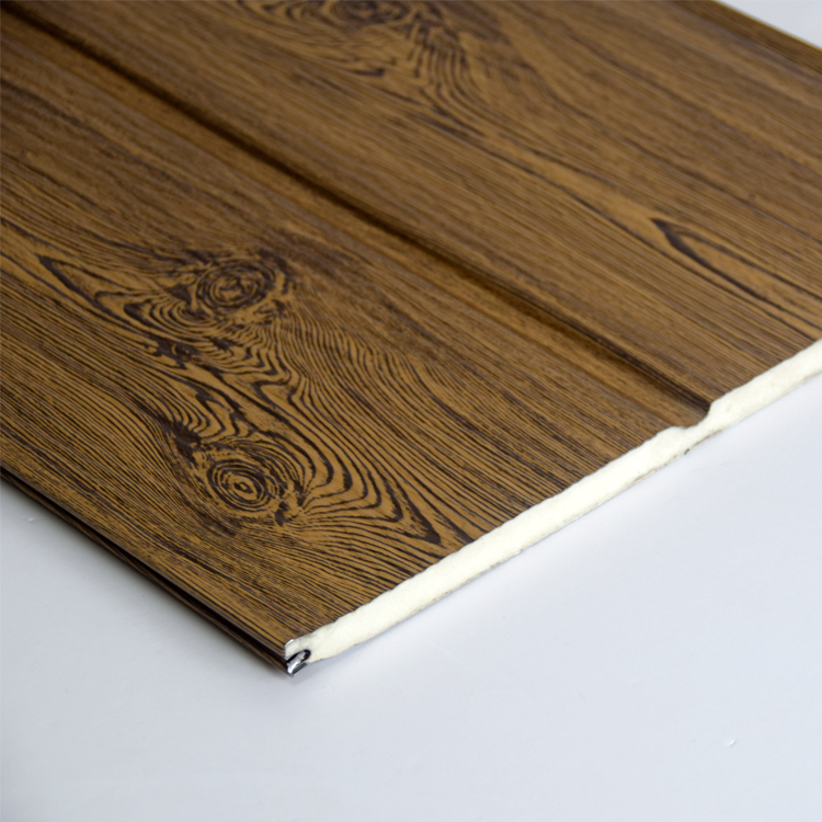 Highly Decorative Lightweight Polyurethane Metal Siding Panels Eco-Friendly Water/Fire Resistant Cold Room
