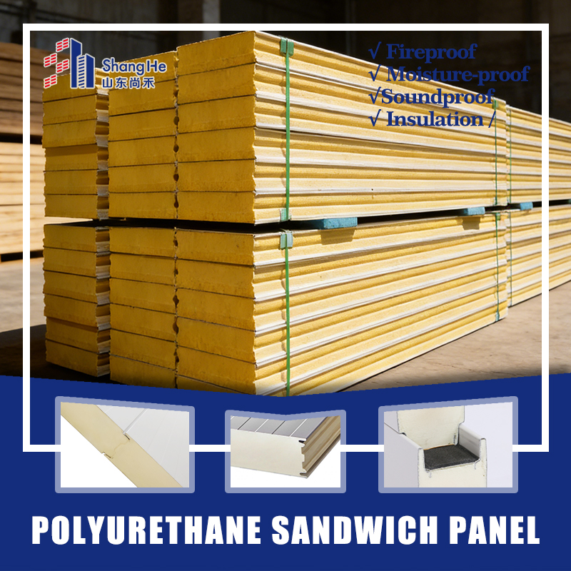 Walk in Freezer Panels PU PIR Sandwich Panel Insulated Cold Room Building Material