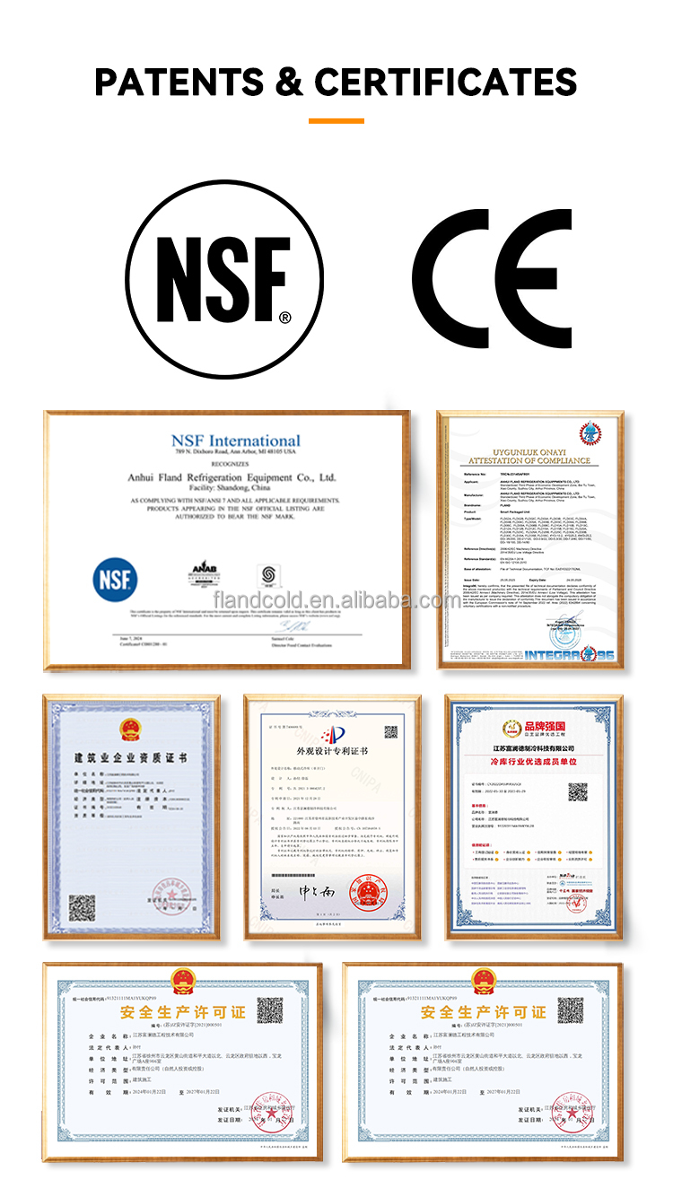 CE and NSF Product Certifications